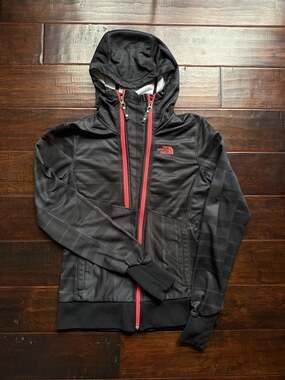 The North Face Cryptic Series Asymmetrical Double Zip Fleece Hoodie
